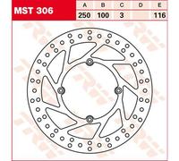 Trw Disque De Frein Avant Round Kawasaki Kdx 250 91