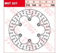 TRW Lucas Disque de frein MST207 Ø318 mm Fixe