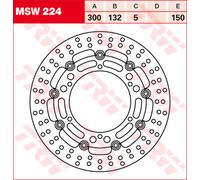 TRW Disque de frein MSW224 ABE Ø 300 mm Flottant
