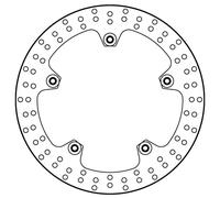 TRW Disque de frein avec homologation ABE MSTR357, FIXE