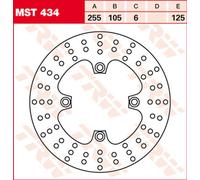TRW Disque de frein "MST434" rigide, avec ABE
