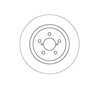 TRW Disques De Frein Arrière Ventilés Pour Subaru XV GT Impreza Berline GT