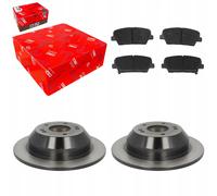 TRW Disques de Frein + Plaquettes Arrière pour HYUNDAI SANTE FE II III KIA SO...
