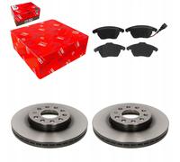 TRW Disques de Frein + Plaquettes Avant pour AUDI A3 ALTEA LEON OCTAVIA II GO...