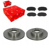 TRW Disques de Frein + Plaquettes Avant pour HYUNDAI i10 I 08- KIA PICANTO 05-