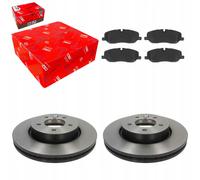 TRW Disques de Frein + Plaquettes Avant pour LAND ROVER DISCOVERY III IV RANG...