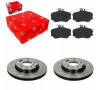 TRW Disques de Frein + Plaquettes Avant pour MERCEDES W202 1993-2000...