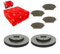 TRW Disques de Frein + Plaquettes Avant pour NISSAN ALMERA TINO PRIMERA P12 WP12