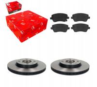 TRW Disques de Frein + Plaquettes Avant pour OPEL AGILA B SUZUKI SPLASH SWIFT...