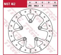 TRW Disques de frein Racing, arr., avec ABE ARRIÈRE, MST462 FIXE