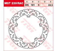 TRW Disques de frein Racing avant AVANT, MST239RAC FIXE