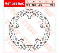 TRW Disques de frein Racing avant AVANT, MST356RAC FIXE
