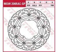 TRW Disques de frein Racing avant AVANT, MSW204RAC FLOTTANT