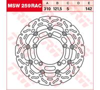 TRW Disques de frein Racing avant AVANT, MSW259RAC FLOTTANT