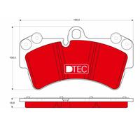 TRW GDB1548DTE Kit de plaquettes de frein, frein à disque pour AUDI,PORSCHE,VW