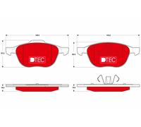 TRW GDB1583DTE Kit de plaquettes de frein, frein à disque pour ,FORD,FORD (CHANG
