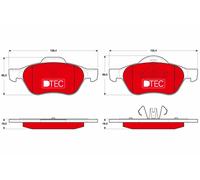TRW GDB1687DTE Kit de plaquettes de frein, frein à disque pour RENAULT