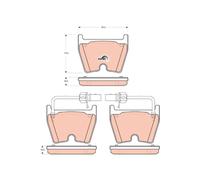 TRW GDB1688 Kit de plaquettes de frein, frein à disque pour AUDI,LAMBORGHINI,OPE