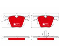 TRW GDB1730DTE Kit de plaquettes de frein, frein à disque pour BMW