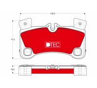 TRW GDB1775DTE Kit de plaquettes de frein, frein à disque pour AUDI,PORSCHE,VW