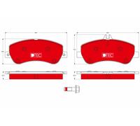 TRW GDB1798DTE Kit de plaquettes de frein, frein à disque pour MERCEDES-BENZ,MER