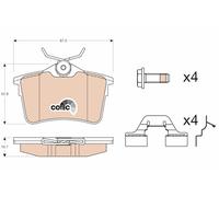 TRW GDB1799 Kit de plaquettes de frein, frein à disque pour CITROËN,PEUGEOT