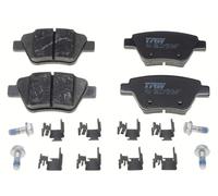 TRW GDB1841 Plaquettes de Frein Kit de 4 pour Volkswagen Golf VI (5K1) 2008-2014 Essieu Arrière et Autres Véhicules