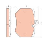 TRW GDB1848 Kit de plaquettes de frein, frein à disque pour AUDI