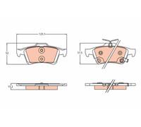 TRW GDB2178 Kit de plaquettes de frein, frein à disque pour FORD