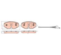 TRW GDB2392 Kit de plaquettes de frein, frein à disque pour AUDI,CUPRA,SEAT,SKOD