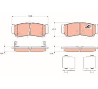TRW GDB3419 Kit de plaquettes de frein, frein à disque pour HYUNDAI