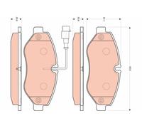 TRW GDB3439 Kit de plaquettes de frein, frein à disque pour NISSAN,RENAULT TRUCK