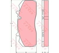 TRW GDB5083 Plaquettes de frein