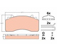 TRW GDB5114 Kit de plaquettes de frein, frein à disque pour MAN
