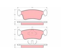 TRW GDB867 Kit de plaquettes de frein, frein à disque pour SANTANA,SUZUKI