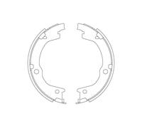 TRW GS8829 Jeu de mâchoires de frein, frein de stationnement pour HYUNDAI