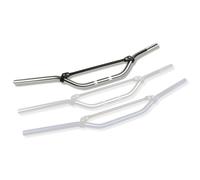 TRW Guidon Offroad Low Aprilia MX 125 07 Tracker Argenté 22 mm