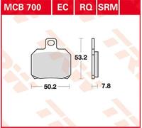 TRW Jeu de plaquettes de frein "MCB 700" type EC Organis