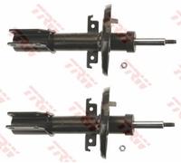 2x Amortisseur Essieu avant Goujon en haut JHM1022T TRW pour RENAULT