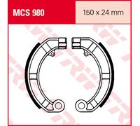 TRW Lucas Brake chaussures MCS980