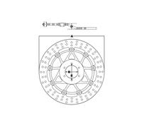 Disque de frein LUCAS TRW MST205, 1 pièce