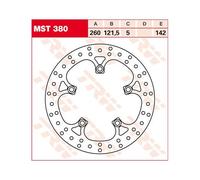 TRW Disque de frein MST380