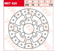 TRW Lucas Brake disque MST426, rigide
