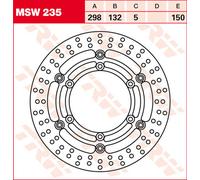 TRW Lucas Brake disque MSW235, flottant