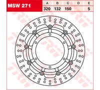 TRW Lucas Disques De Frein MSW271, FLOTTANT