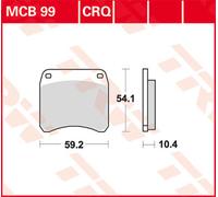 Kit visserie, disque de frein TRW MST16FK, 1 pièce