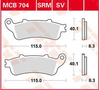 TRW Lucas MCB704 Plaquette de frein
