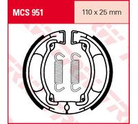 TRW Lucas MCS951 Patins de frein