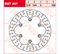 TRW Lucas MST207 Disque de frein rigide