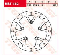 TRW Lucas MST462 Disque de frein rigide